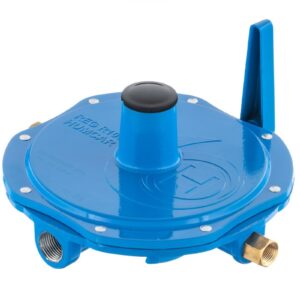 Regulador R100  Acción Directa Única Etapa GLP  28 mbar M11 X 1 x 3/8” NPT h 119260  BTU/h GLP