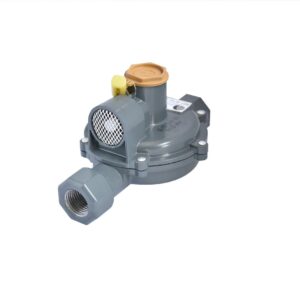 Regulador R4 UPSO 180° Acción Directa Única Etapa GN  21 mbar 3/4” NPT h x 3/4” NPT h 5 m³/ h GN