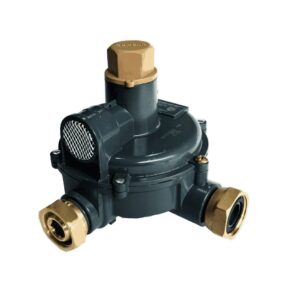 Regulador R7 UPSO 90° Acción Directa Primera Etapa GN  340 mbar G 3/4 h SC x G 3/4 h  JP   10 m³/ h GN