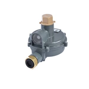 Regulador R7 UPSO 180° Acción Directa Primera Etapa GN  340 mbar G 3/4 h SC x G 3/4 h  JP   10 m³/ h GN