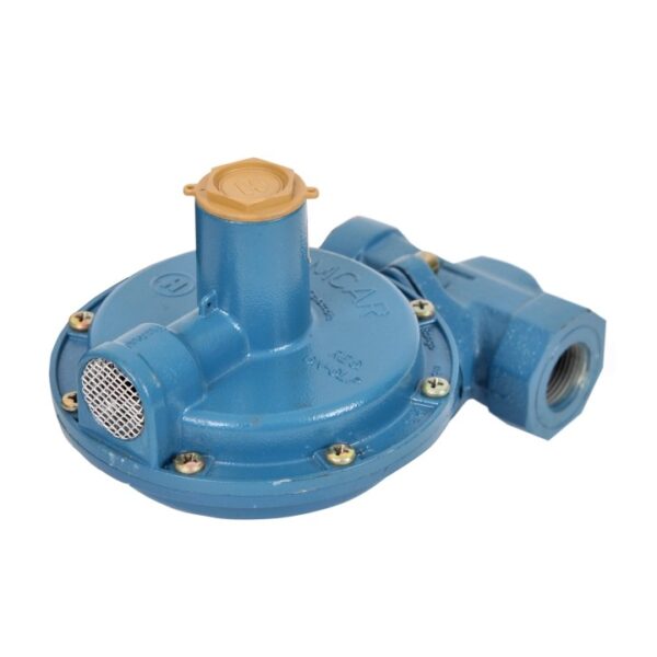 Regulador R10 RVI Acción Directa Única Etapa GLP  28 mbar 1” NPT h x 1” NPT h 768960  BTU/h GLP