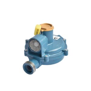 Regulador R203  Acción Directa Única Etapa GLP  28 mbar M26 X 1,5 Macho x 1/2” NPT h 217893  BTU/h GLP