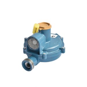 Regulador R203  Acción Directa Única Etapa GLP  35 mbar M26 X 1,5 Macho x 3/8” NPT h 304906  BTU/h GLP