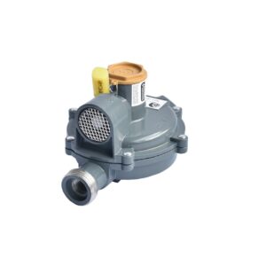 Regulador R203  Acción Directa Única Etapa GN  19 mbar Externa M26 x1.5m Interna 1/4" NPT h x 3/8” NPT h 2.5 m³/ h GN