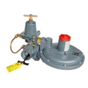 Regulador R50 Pilotado Acción Indirecta Primera Etapa GN-GLP  0 - 30 psi 1” NPT h x 1” NPT h   311 m³/ h GN – 201 m³/ h GLP