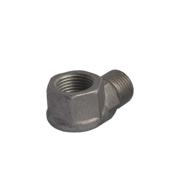 Conector  Codo 3/8" NPT h X 5/8" UNFm