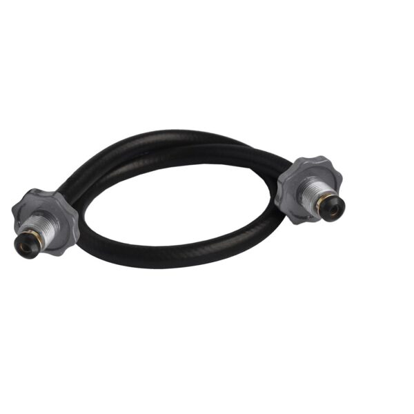 Conector Flexible Liso Volante Gris 7/8" NGO (rosca izquierda) X Volante Gris 7/8" NGO (rosca izquierda) longitud 75 cm conectores en Aluminio