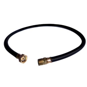 Conector Flexible Liso Conector  1/2 NPT m X Conector  1/2 BSP h longitud 40 cm conectores en Laton Y Acero