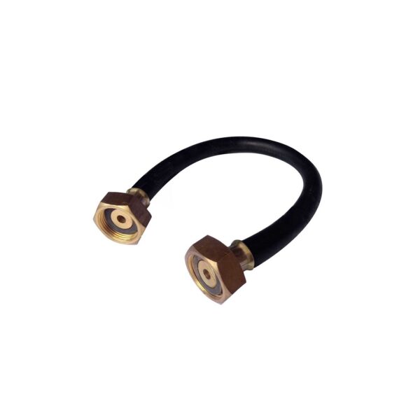 Conector Flexible Liso Conector 3/4 BSP h X Conector 3/4 BSP h longitud 40 cm conectores en Laton