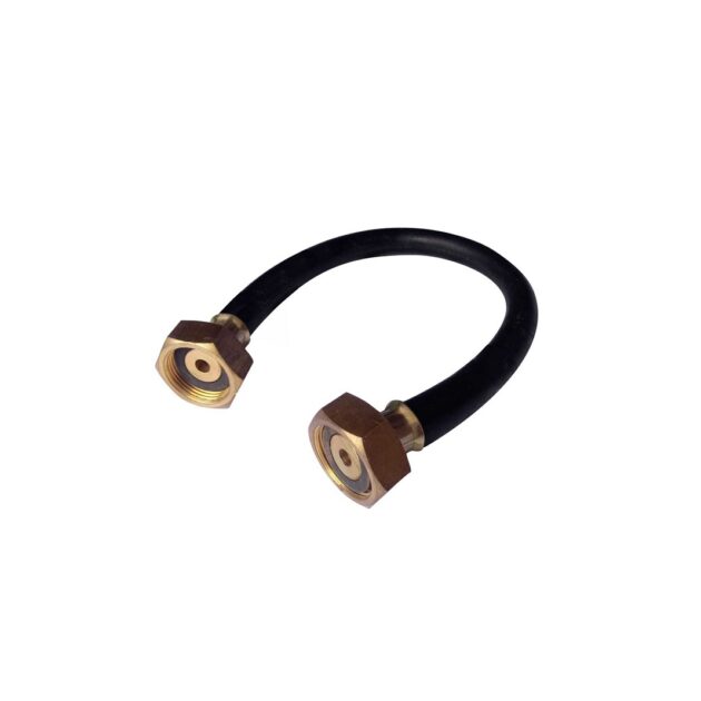 Conector Flexible Liso Conector 3/4 BSP h X Conector 3/4 BSP h longitud 40 cm conectores en Laton