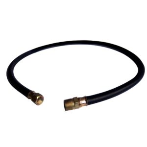 Conector Flexible Liso Conector  1/2 NPT m X Conector loco 5/8 UNF h longitud 100 cm conectores en Acero
