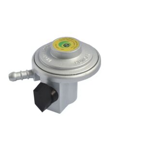 Regulador R103 Acción Directa Única Etapa GLP  28 mbar Acople Rápido Ø20 mm x Acople Manguera 3/8” 99680  BTU/h GLP