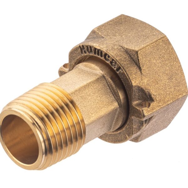 Conector  Medidor Recto M26 x 1,5h  X 1/2" NPT m