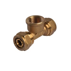 Conector PE(X)ALPE(X) Tee  PE AL PE 1418 X 1/2" NPT h