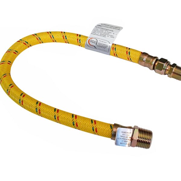 3/8" X 48" SAE 100R16 Hydraulic Hose With 3/8 NPT Male Ends - 5000 PSI Rating