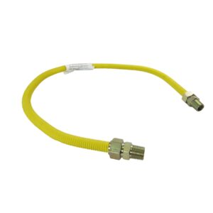 Conector Flexible Corrugado 1/2" NPTmacho X 1/2" NPTmacho longitud 100 cm conectores en Acero