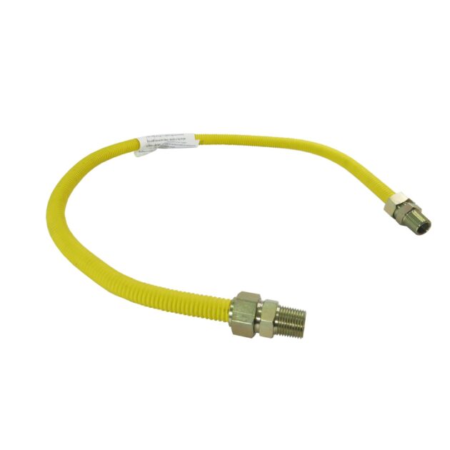Conector Flexible Corrugado 1/2" NPTmacho X 1/2" NPTmacho longitud 150 cm conectores en Acero