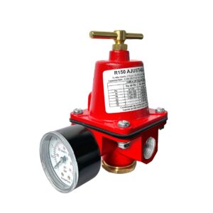 Regulador Alta Presión R150 Acción Directa Primera Etapa GLP 10-30psi 1/2”NPTh x 1/2”NPTh 6500000  BTU/h GLP