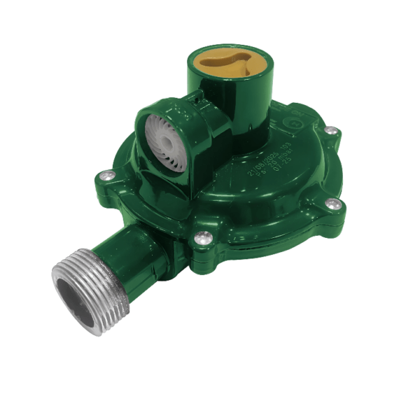 Regulador R204 Acción Directa Única Etapa GN 21 mbar Externa M26 x1.5 m Interna 1/4" NPT h x 3/8” NPT h 2.5 m³/ h GN