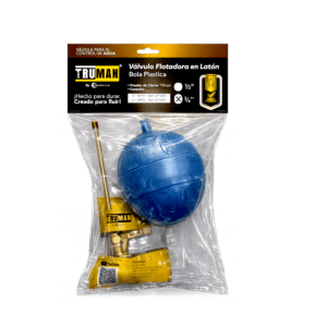 Kit de válvula flotadora Truman 3/4" NPTh, X 3/4" NPTh.
